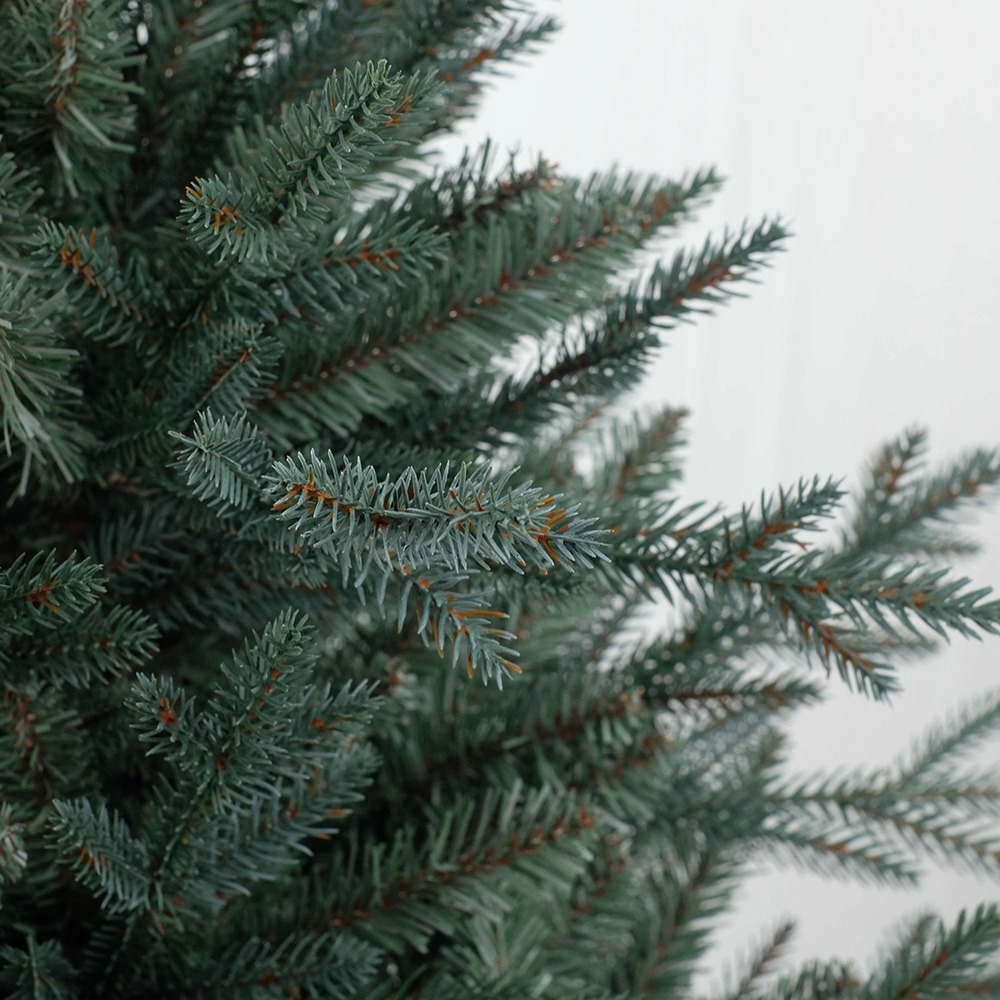 blaue Weihnachtsbäume