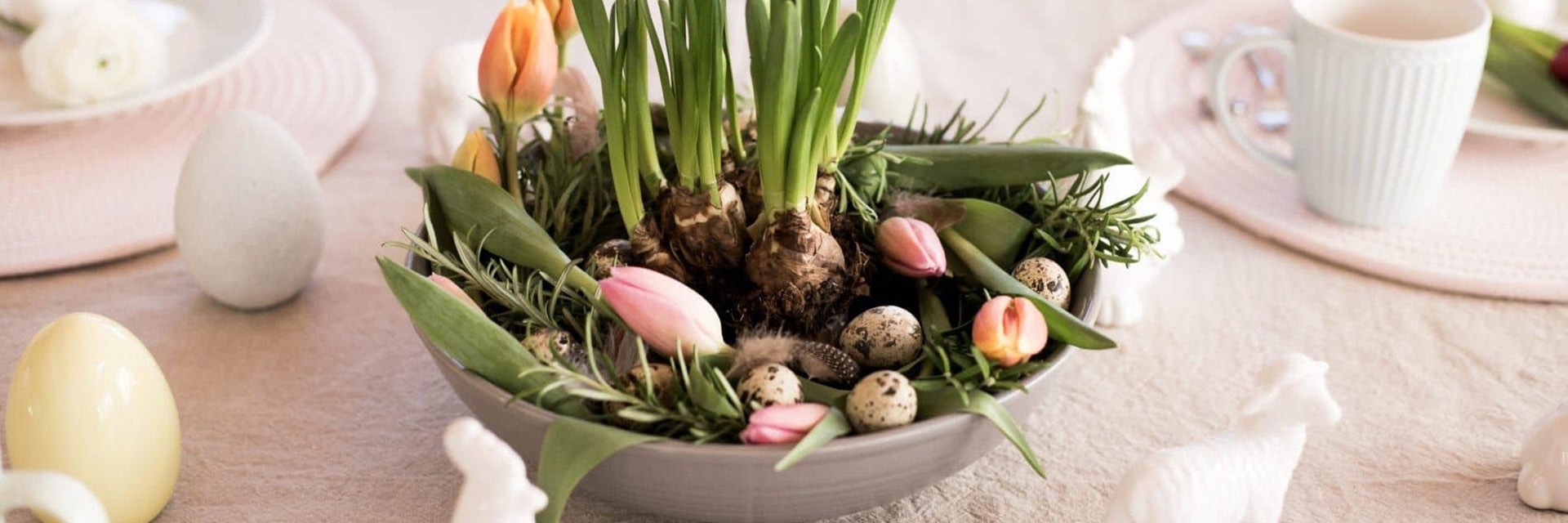 Alles für die Tischdeko an Ostern