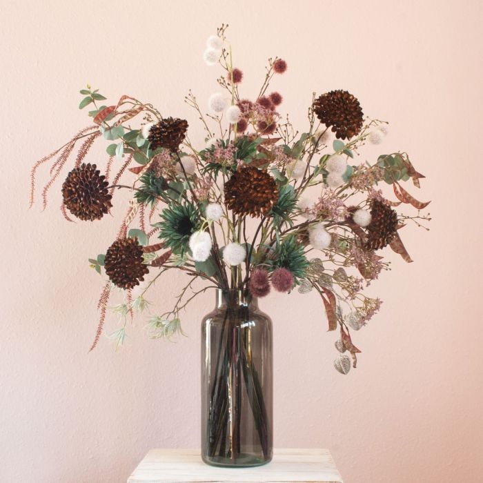 mit Dahlien
