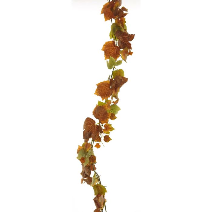 Guirnalda de otoño MEISU, marrón-verde